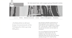 Desktop Screenshot of geigenbau-hartl.de
